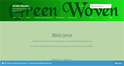 Desktop Screenshot of greenwoven.com